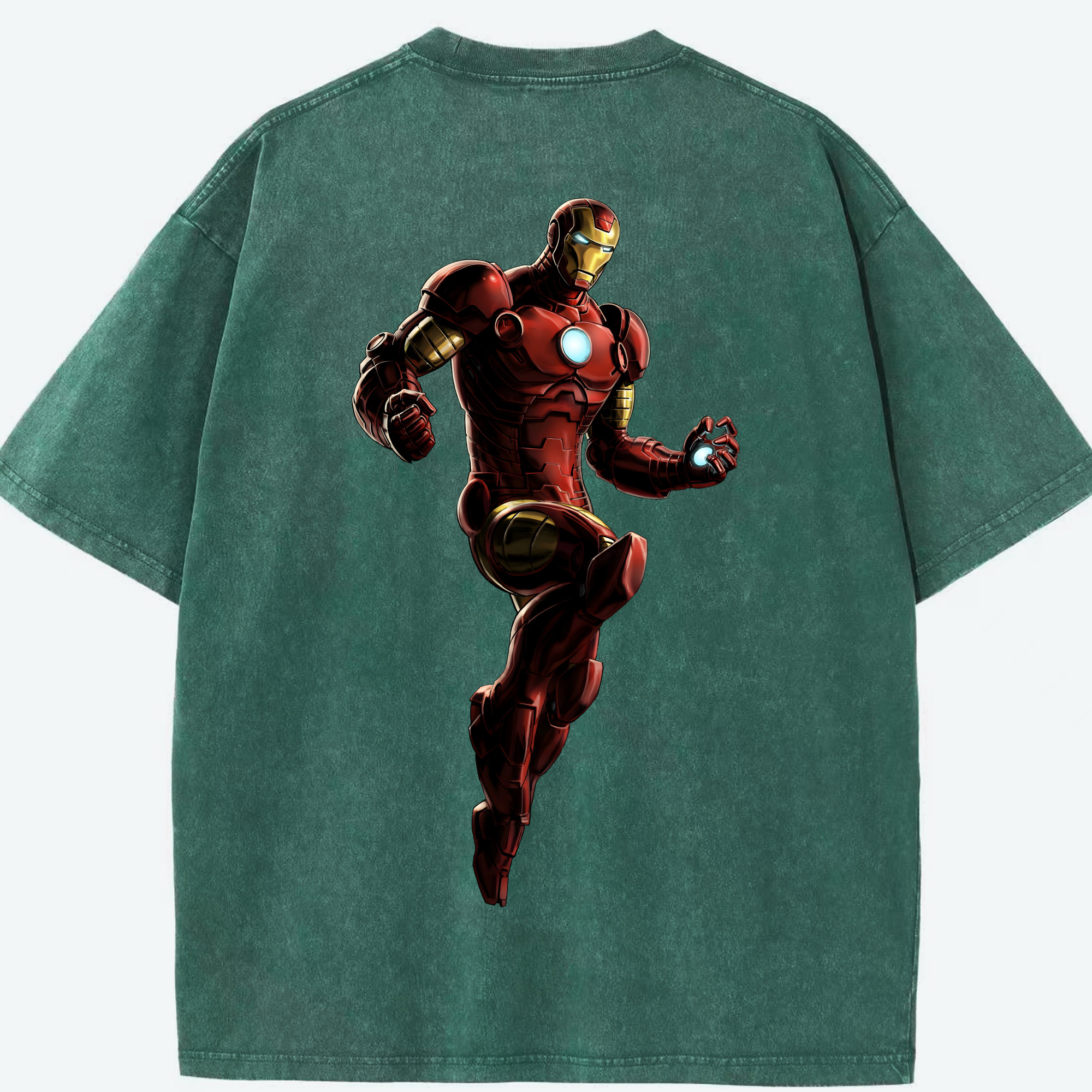 （画像用） アベンジャーズ The Avengers 綿100% ヴィンテージ風 半袖Tシャツ（背面プリント）
